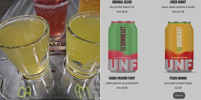 Downeast Cider House Menu