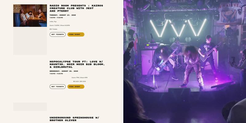 Swanson's Warehouse Menu