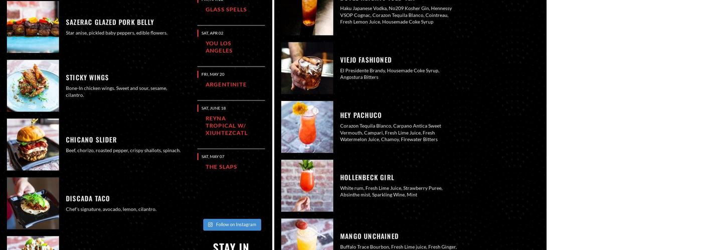 The Paramount Menu