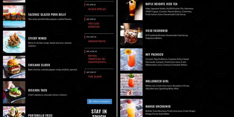 The Paramount Menu