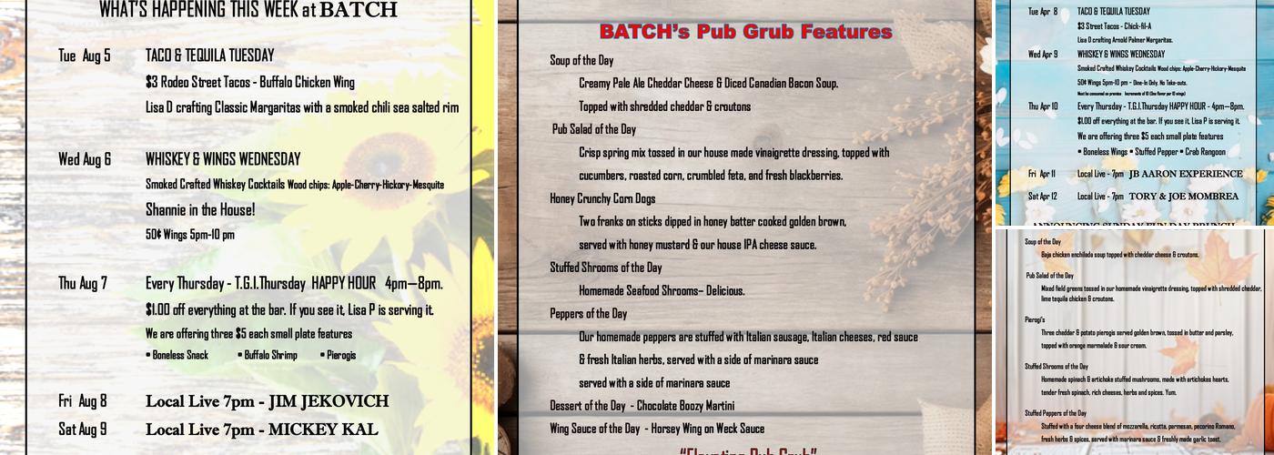Batch Menu