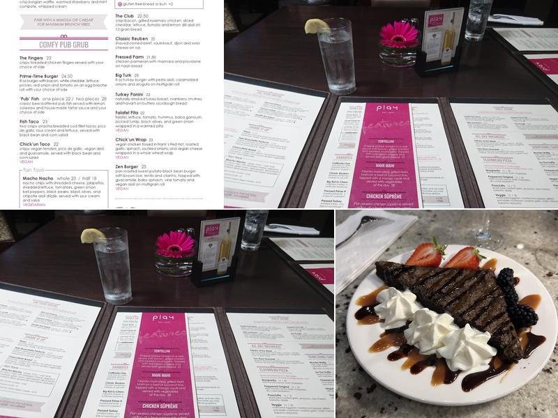 Play Bar & Grill Menu