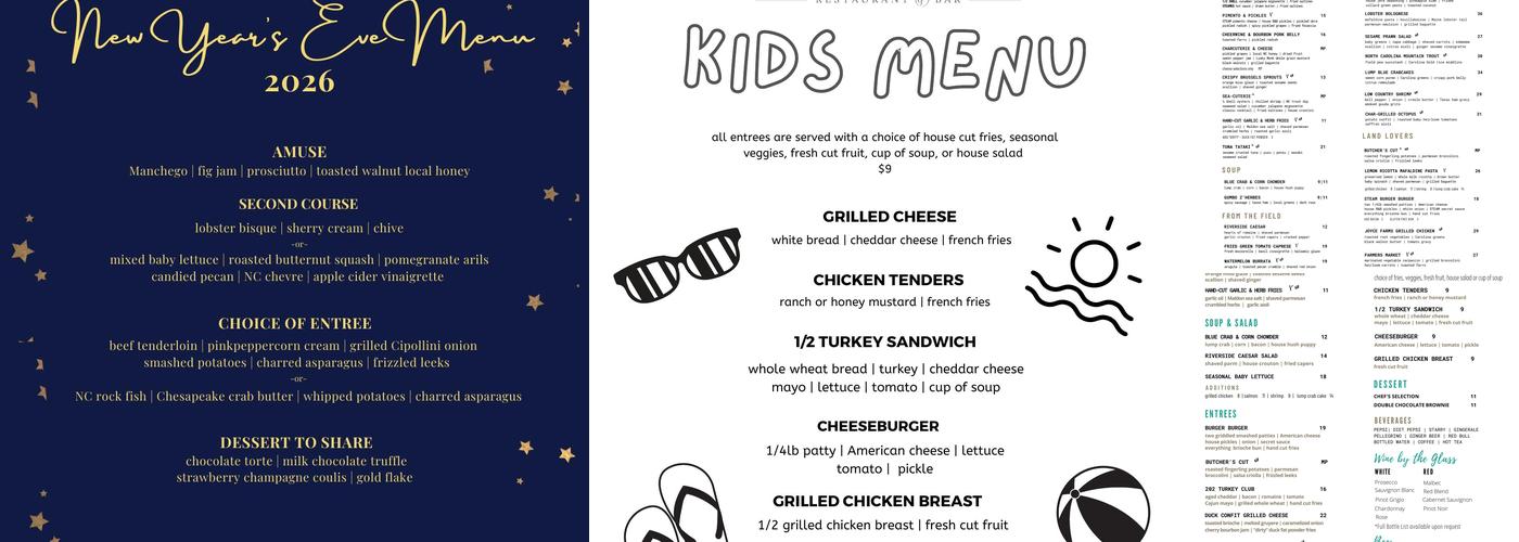 Cloud 9 Rooftop Bar Menu