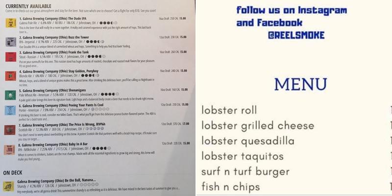 Grizzlybird Brewing Company Menu