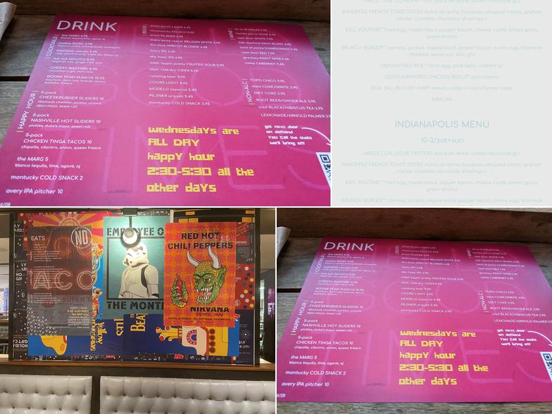 next door KITCHEN & BAR Menu