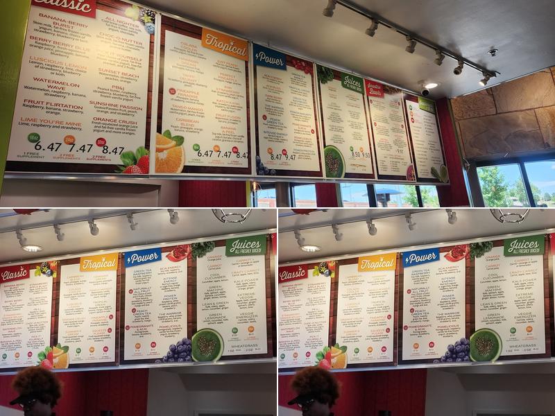 Berry Blendz Menu