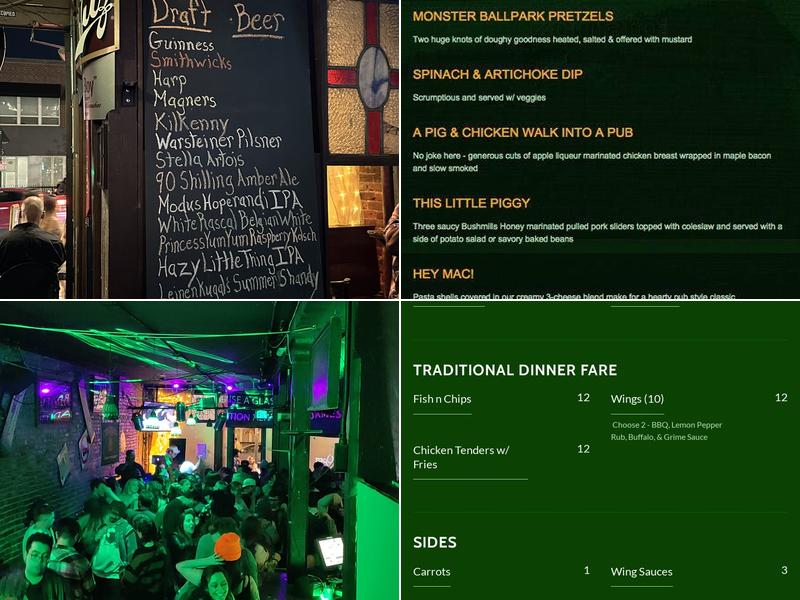 Scruffy Murphy's Menu