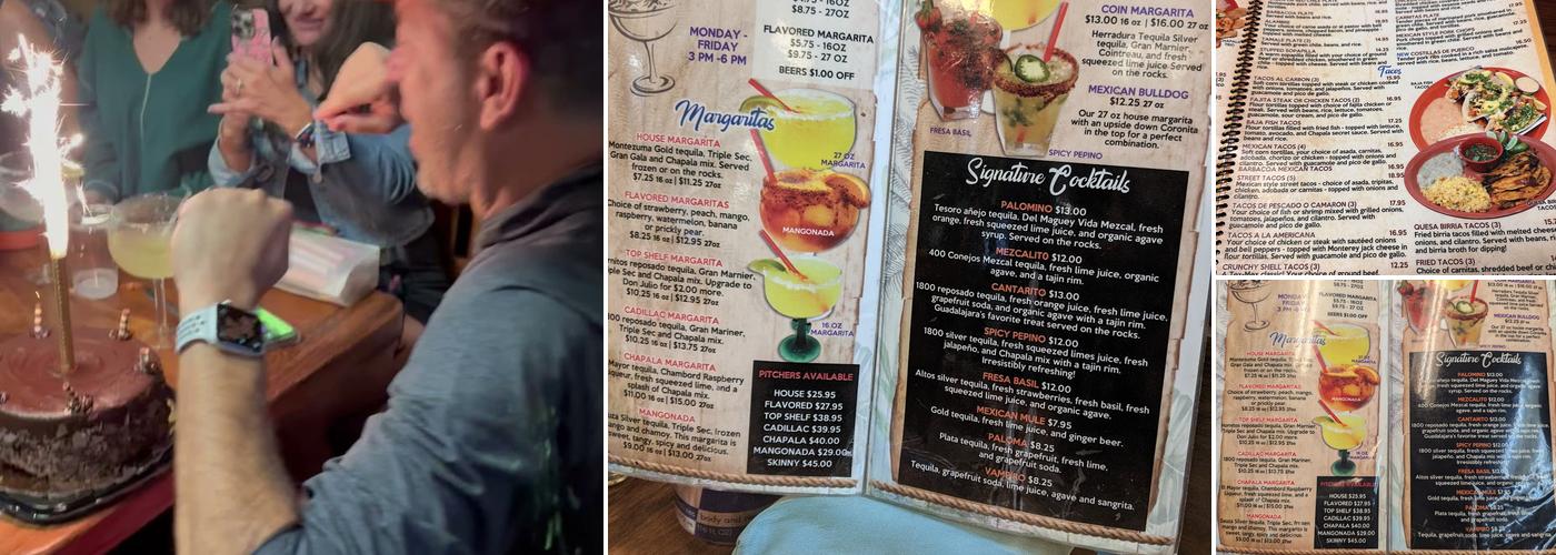 Chapala Mexican Restaurant Menu