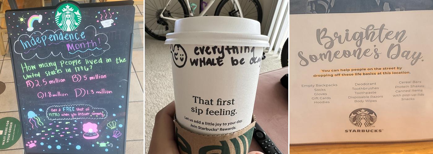 Starbucks Menu