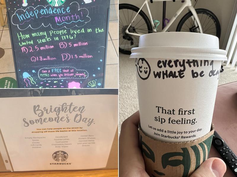Starbucks Menu