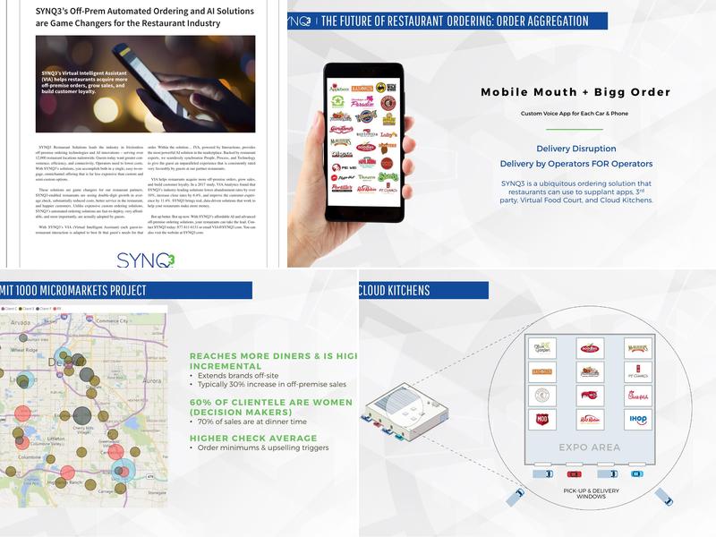 SYNQ3 Restaurant Solutions Menu