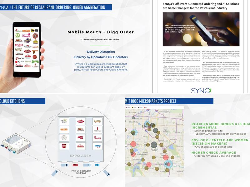 SYNQ3 Restaurant Solutions Menu