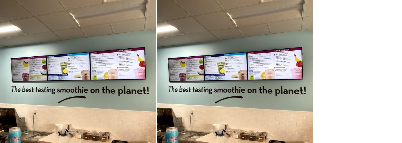 Planet Smoothie Menu