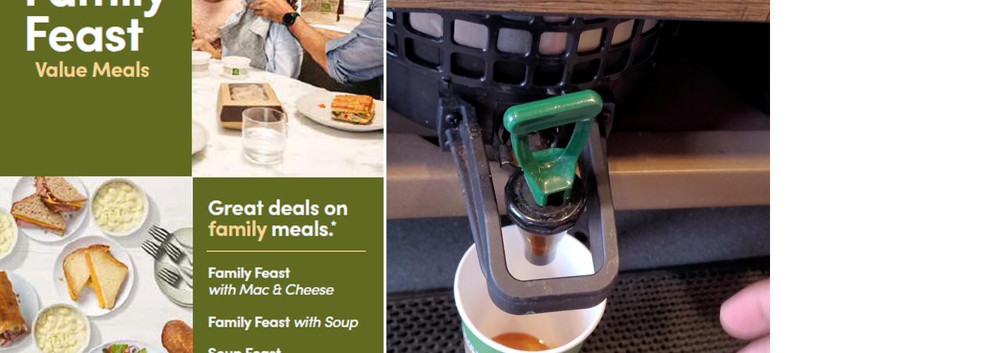 Panera Bread Menu