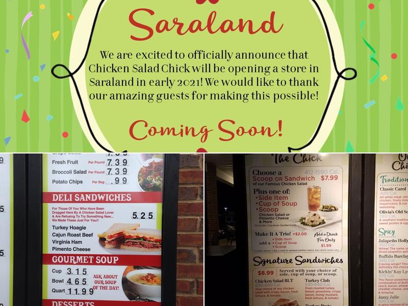 Chicken Salad Chick Menu