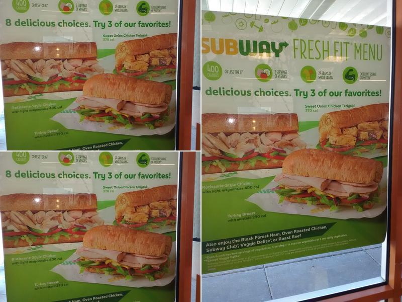 Subway Menu