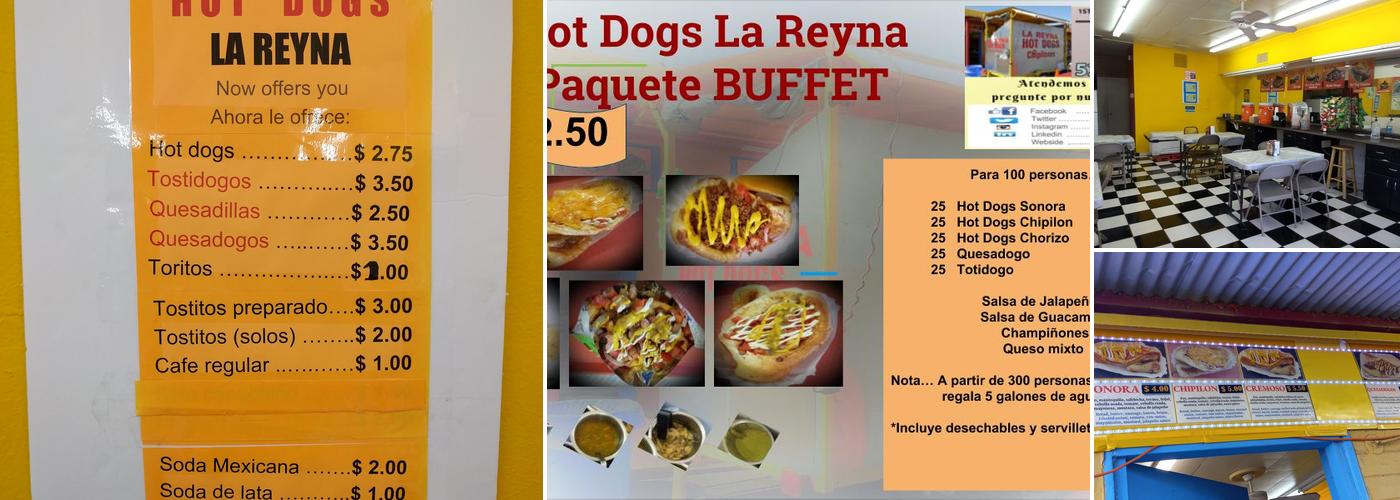Hot Dogs La Reyna Menu