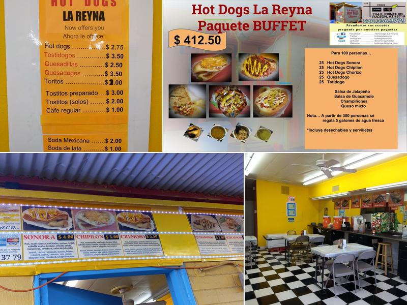 Hot Dogs La Reyna Menu