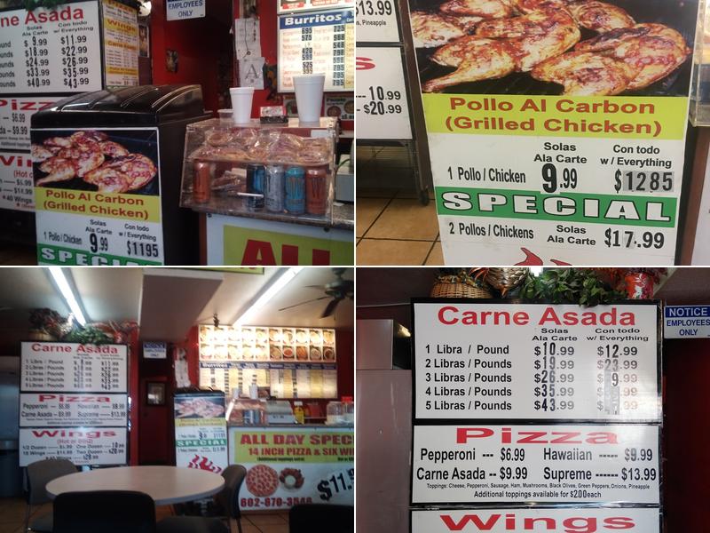 Latino Restaurant Menu