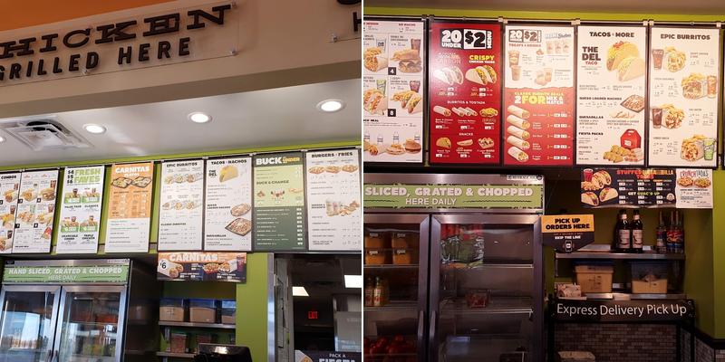 Del Taco Menu