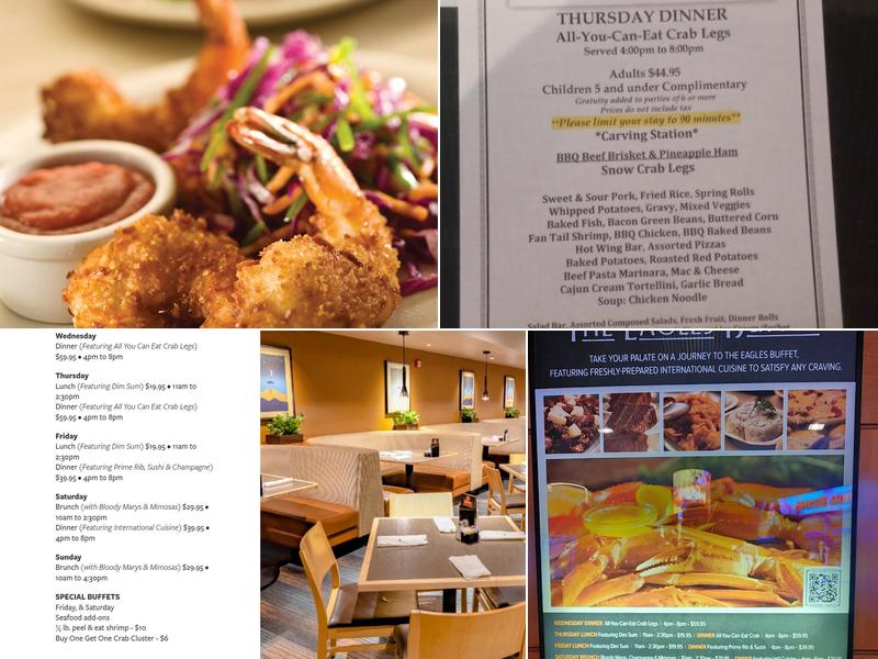 Eagles Buffet Menu
