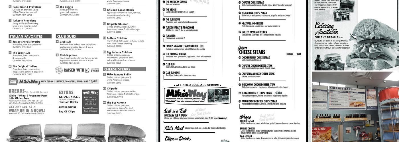 Jersey Mike's Subs Menu