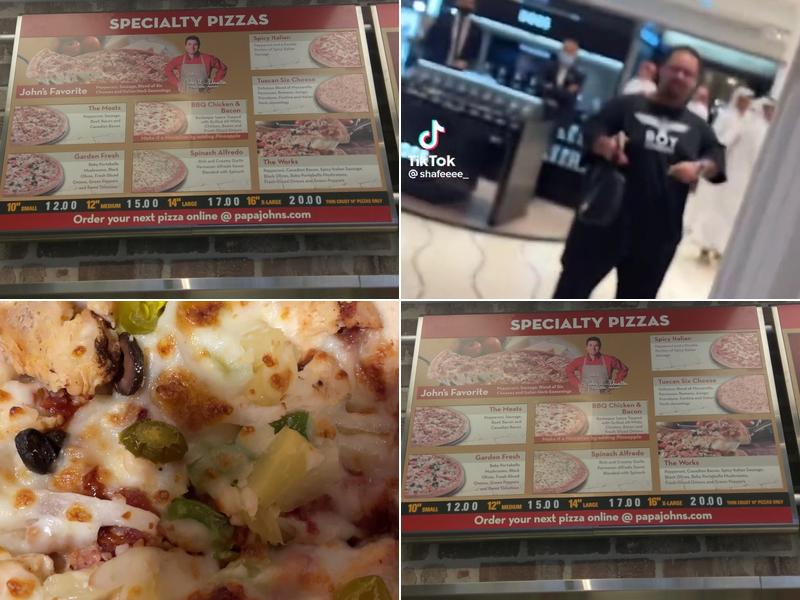 Papa Johns Pizza Menu