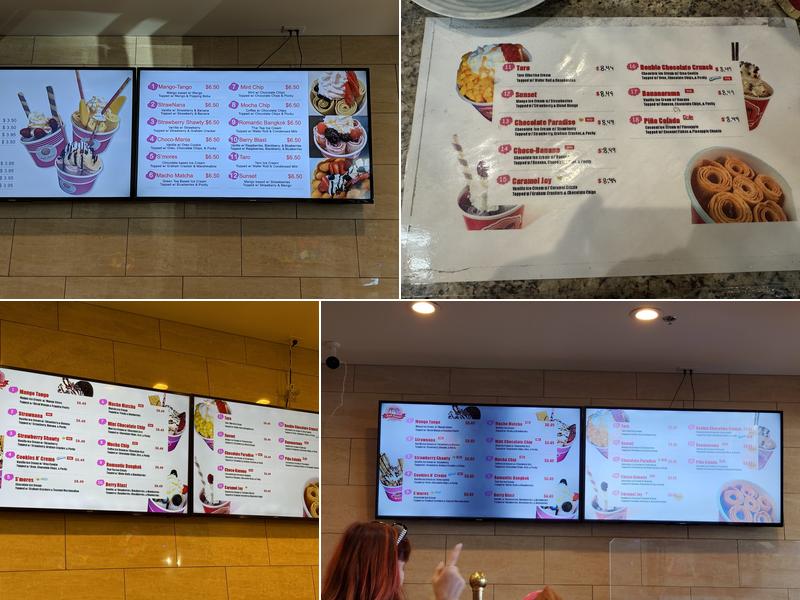 Roll Avenue Menu