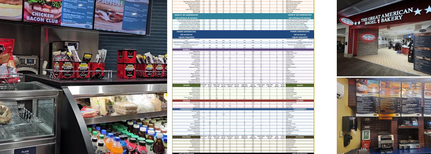 Great American Bagel Menu