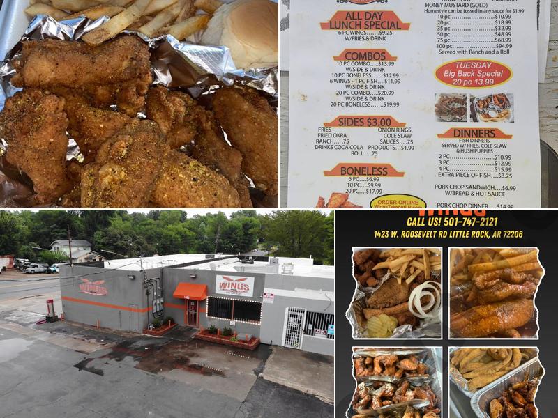 Wings Take Out Menu