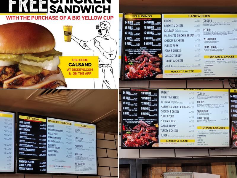 Dickey's Barbecue Pit Menu