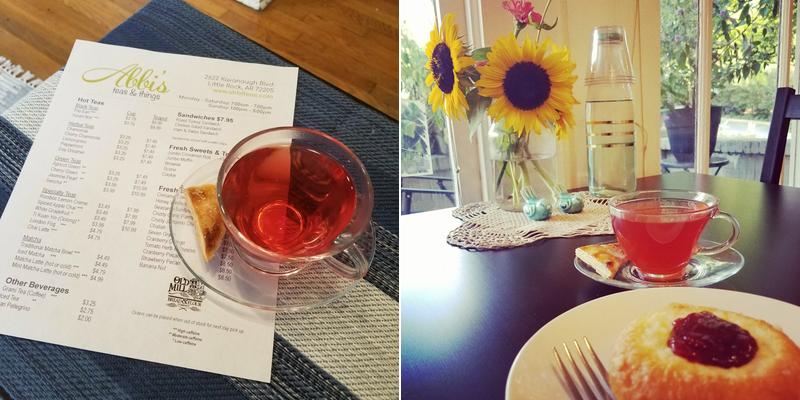 Abbi's Teas & Things Menu