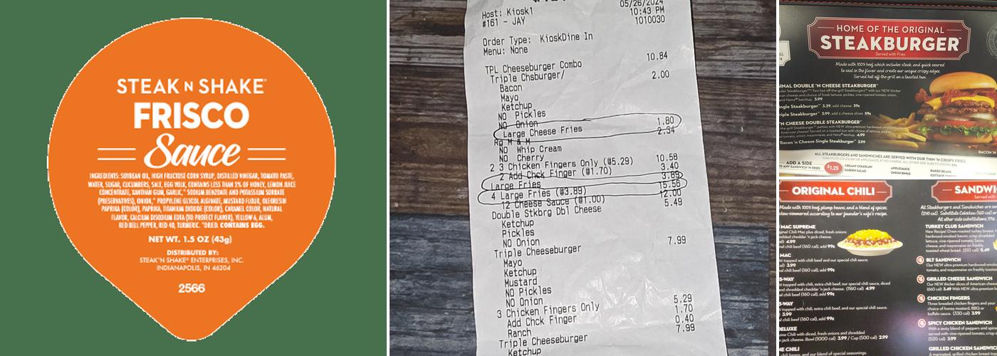 Steak 'n Shake Menu