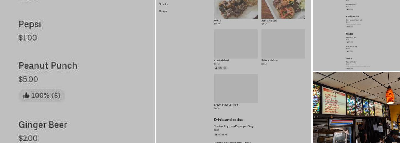 Benjie's Jamaican Restaurant Menu