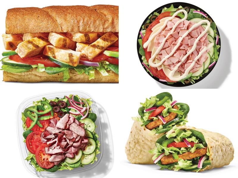Subway Menu