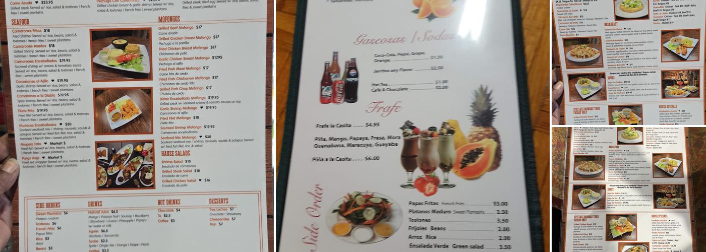 La Casita Del Sabor II Menu