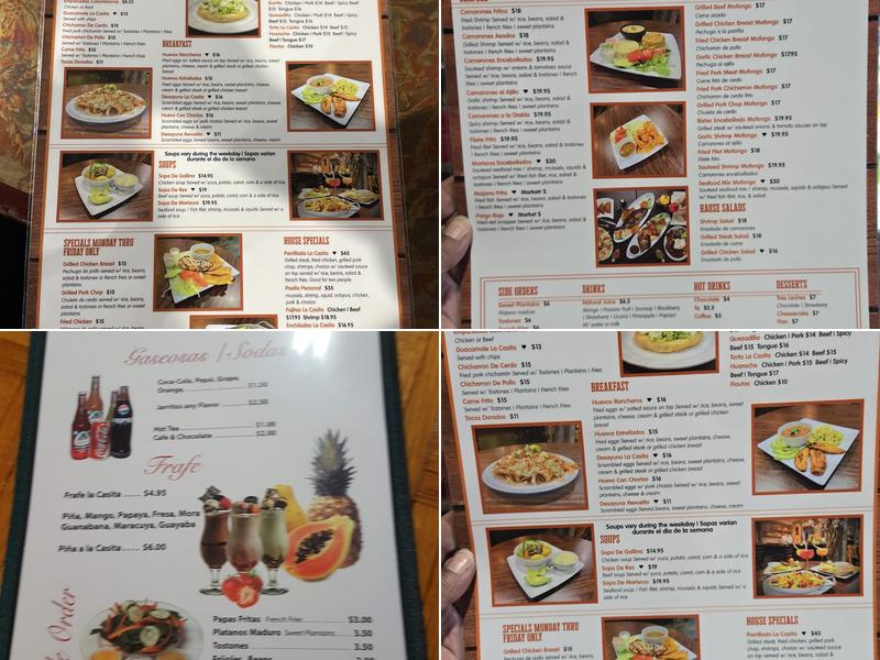 La Casita Del Sabor II Menu