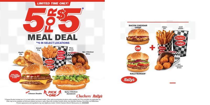 Checkers Menu