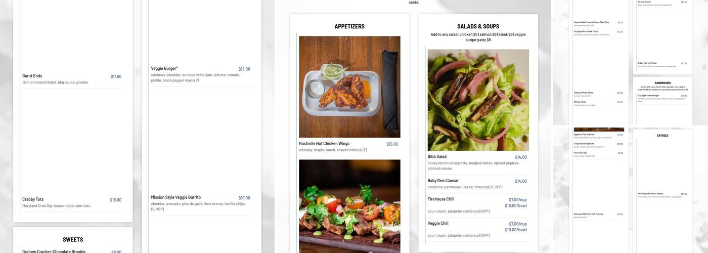 Present Company Public House Menu