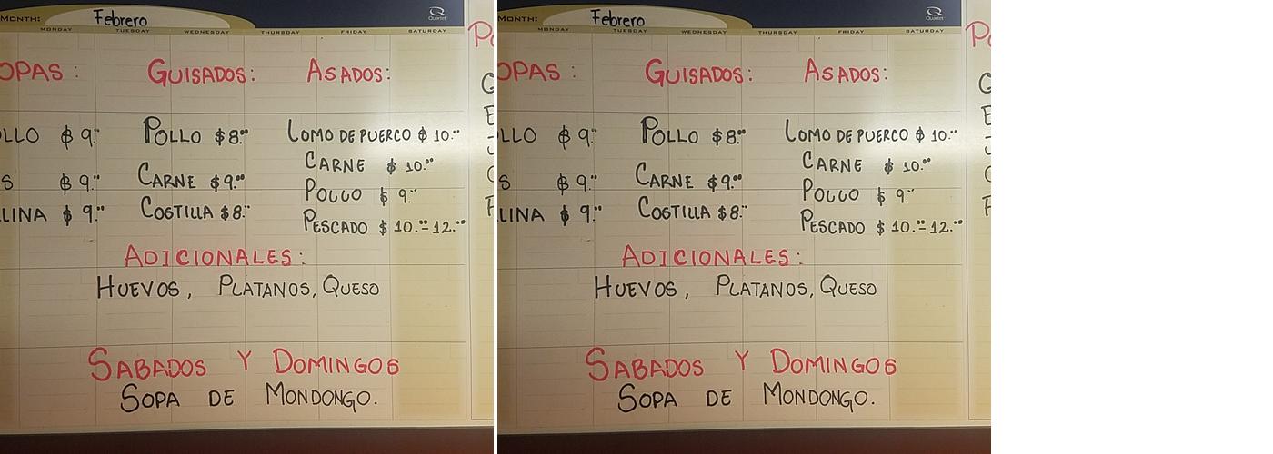 Elizabeth Pupusería & Deli Menu