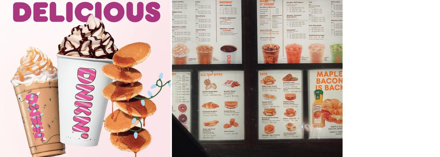 Dunkin' Menu
