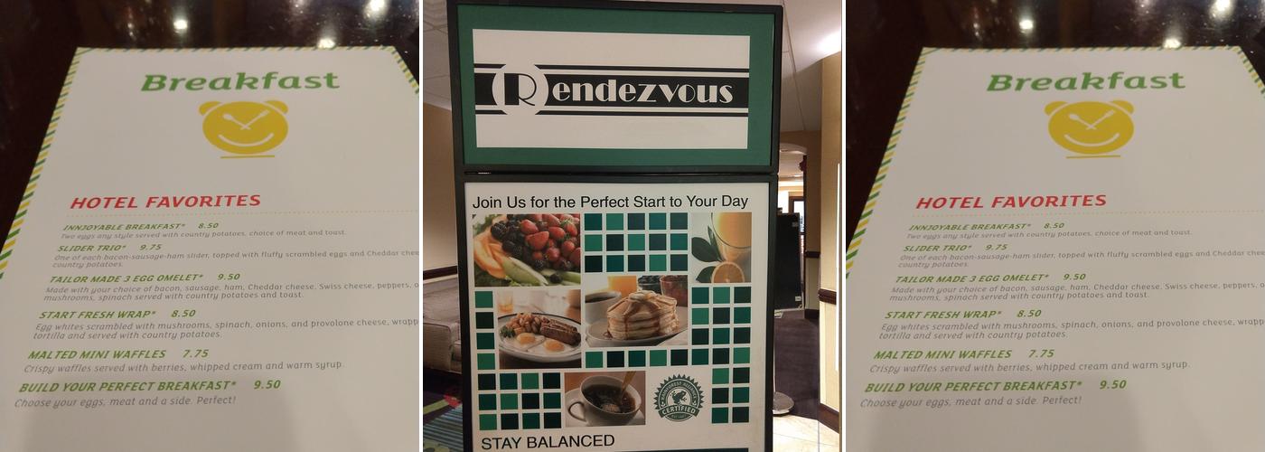 Rendezvous Restaurant Menu