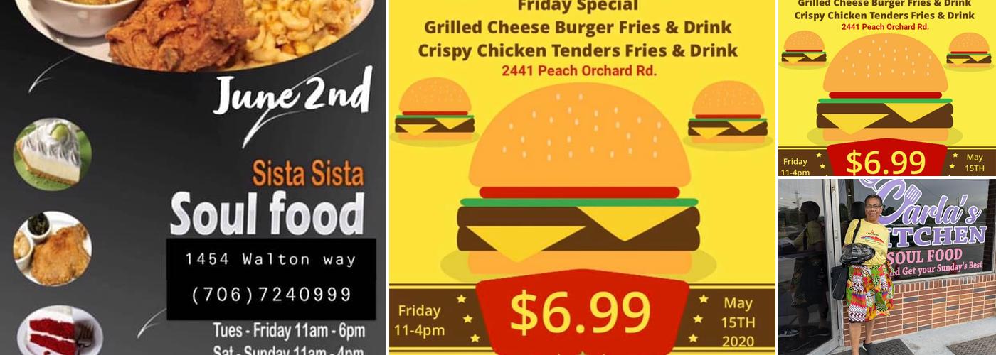 Sista Sista Soul Food Menu