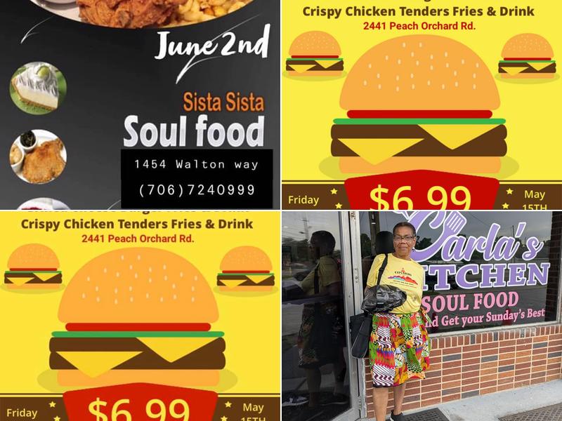 Sista Sista Soul Food Menu