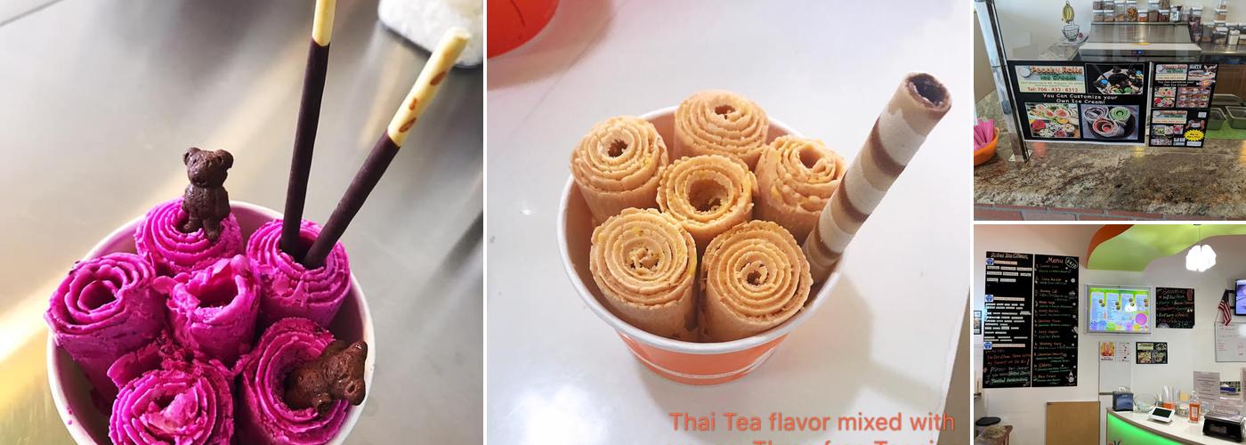 Peachy Rolls Ice Cream & Frozen Yogurt