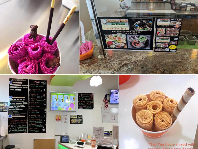 Peachy Rolls Ice Cream & Frozen Yogurt