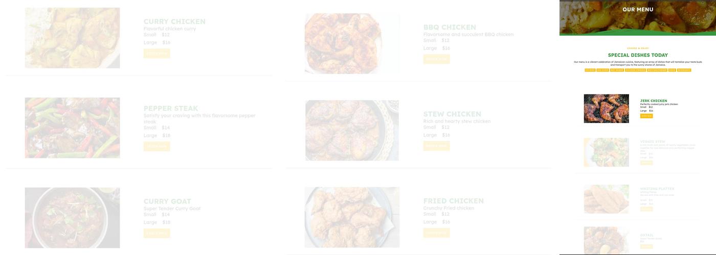 Karibbean Delight 2 Menu