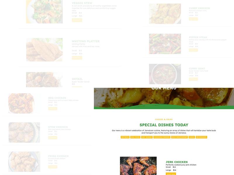 Karibbean Delight 2 Menu