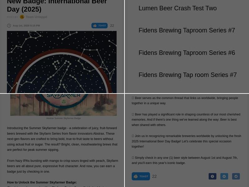 Bellefonte Brewing Company Menu