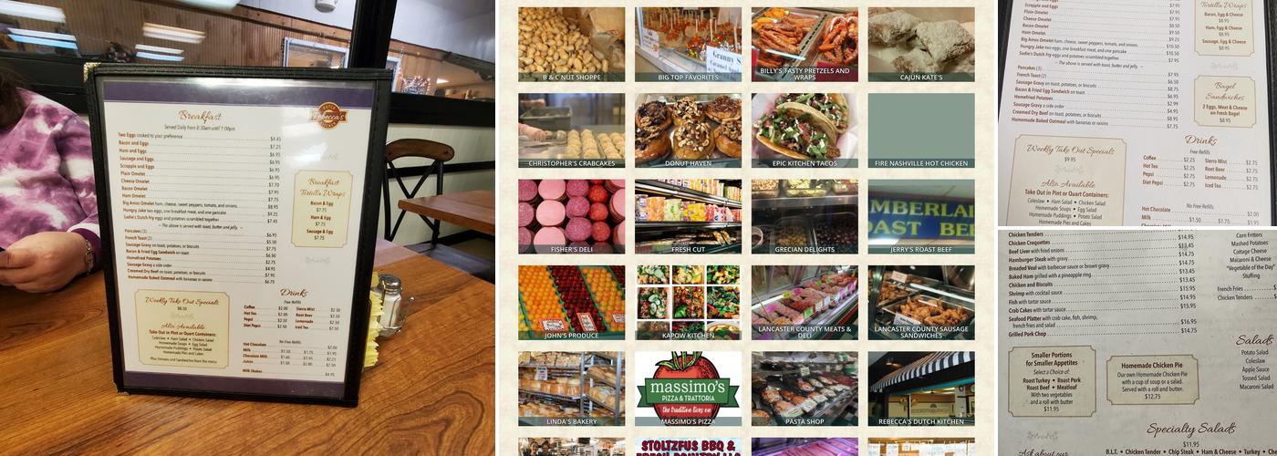 Rebecca's Dutch Kitchen Menu